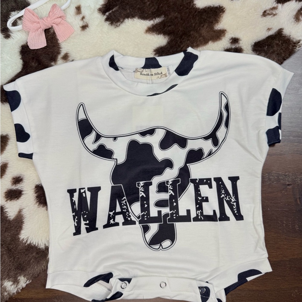 Cow Print Baby Onesie
